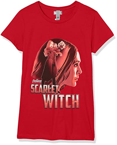 Marvel Girl's Scarlet Witch SIL T-Shirt