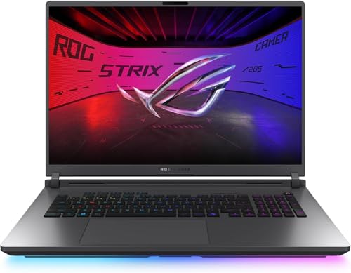 Image of ASUS ROG Strix G18 Gaming Laptop, Intel Core Ultra 9 275HX, GeForce RTX 5070, 18 inch 2.5K ROG Nebula 240Hz Display, 64 GB DDR5, 1 TB SSD, Backlit KB, Wi-Fi 7, RJ45 LAN, Windows 11 Pro, W /Accessories
