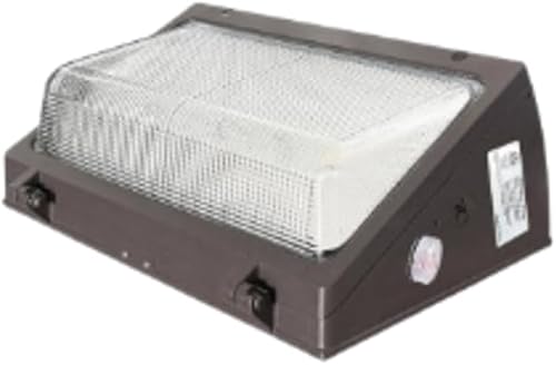 Cedar Hill 80-Watt Equivalent Integrated LED Black Commercial Wall Pack Light, C
