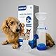 Pet Inhalator Spacer mit 2 Größen Masken für Katzen und Hunde, Aerosolkammer mit Atemflussanzeige, kompatibel mit jedem MDI