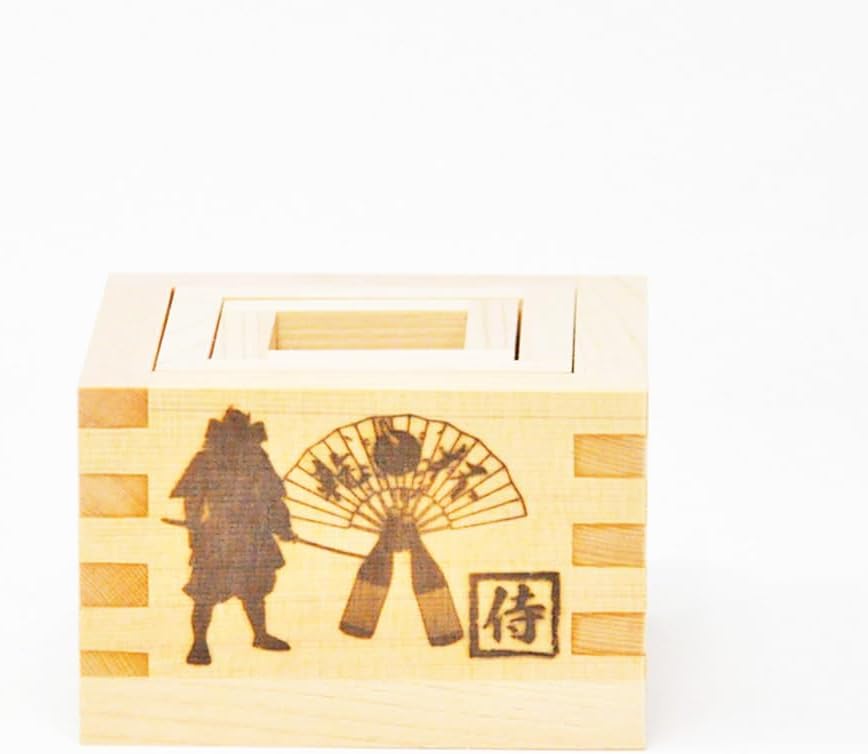 SAKE Masu Cup Boxes in Varying Sizes (Large, Medium, Small) Set of 3 – Made in Japan