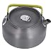 Pot d'eau, batterie de cuisine de camping Pot de pique-nique multifonctionnel bouilloire à thé 1.2L théière de camping en alliage d'aluminium même chauffage pour l'alpinisme pêche