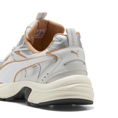 PUMA Erwachsene Milenio Tech Sneakers 42, Feather Gray White Cinnabar Orange – Ansicht 2