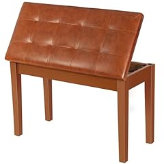 Duet Piano Bench - Brown