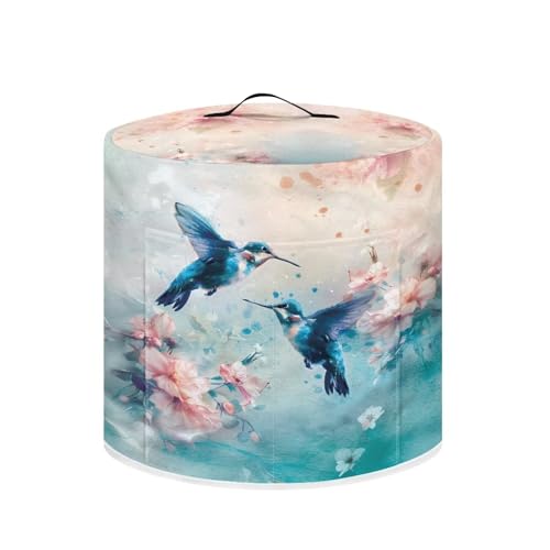Image of Cozeyat Oil Painting Hummingbird Kitchen Decor Accessories Appliance Dust Cover for Electric Pressure Cooker /Air Fryer /Rice Cooker /Steamer /Toaster,Pressure Cooker Cover 6 qt