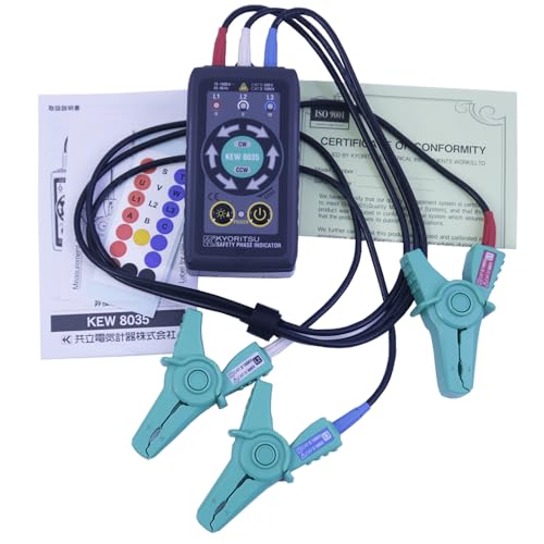 Kyoritsu 8035 Non-Contact Safety Phase Indicator Phase Rotation Tester Kew8035
