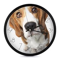 ぴーくる☆ 電波時計 はみだしワンちゃん ビーグル はみだしワン
