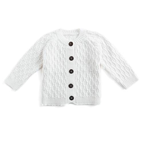 Simplee kids Baby Sweater Button Closure Thick Baby Unisex Cardigan for Autumn Fall 18-24 Months