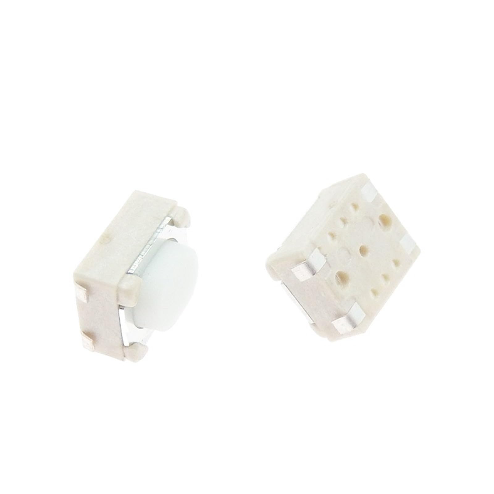20 sztuk 3,2 x 4,2 x 2,5 mm Bent Foot/SMD SMT 12V 50MA przełącznik przyciskowy metalowy przełącznik dotykowy dotykowy wyłącznik dotykowy Tablet (stopka z zębami, 100 sztuk_DC12V 50 MA)