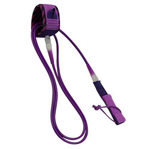 BESPORTBLE Correia de Surf para Surf de Segurança Reta para Acessórios Esportes Aquáticos 1,82 m, Ro