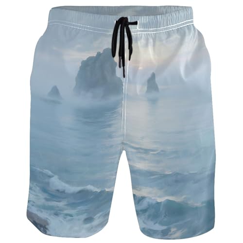 Men's Ocean Swim Trunks Shorts Swimwear Beach Board Short Bathing Suits 2302964
