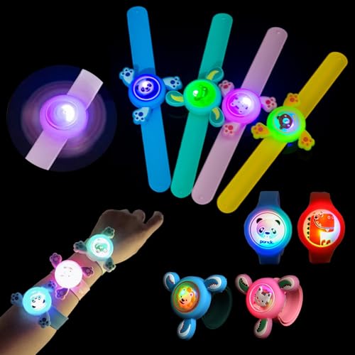 Lista de Juegos y actividades para fiestas . 48 Pulseras Giratorias con Luces para niños,20 Pulseras Neon para Fiesta,pulseras repelentes de mosquitos para niños,adecuadas para fiestas de cumpleaños infantiles,...