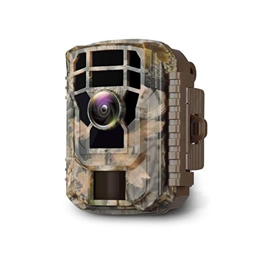 Campark Mini Trail Camera 16MP 1080P HD Game Camera Waterproof Wildlife Scouting Hunting Cam with 120° Wide Angle Lens and Night Vision 2.0” LCD IR LEDs