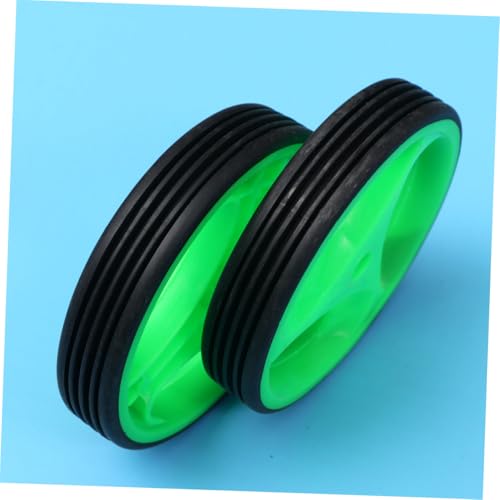 Ruedas de entrenamiento para bicicleta, ruedas auxiliares silenciosas con soporte de 12-20 pulgadas, accesorios verdes para ciclismo para niños, estabilizadores para bicicleta miniatura 3