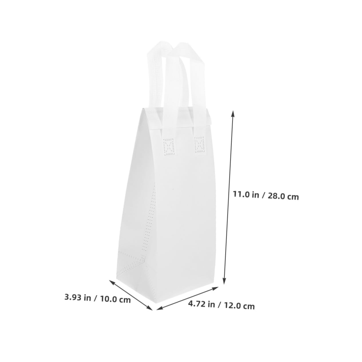 Homoyoyo 50pcs Insulated Single Cup Coffee Carrier Bag With Handles Thermal Takeout Tote Portable Drink Packaging Bag For Restaurants, Cafes, And Food
