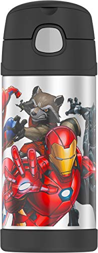THERMOS FUNTAINER 12 Ounce Bottle, Marvel Universe