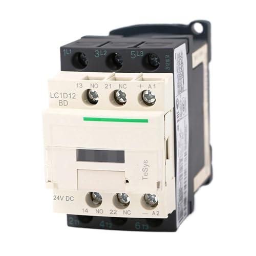 Contacteur LC1D12BD DC 12A 24V avec 3 contacts NO pour automatisme