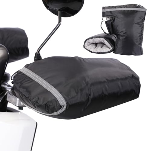 Manoplas para manillar de bicicleta de carretera, guantes de motocicleta impermeables cálidos, equipo de bicicleta para turismo, viajes, camping, senderos, aventuras, deportes, fin de semana