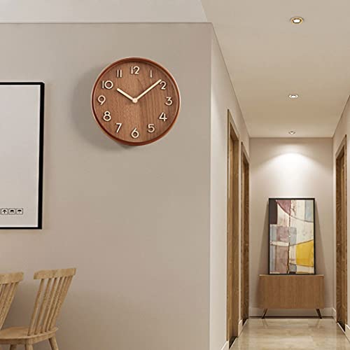 Reloj de escritorio de madera premium con diseño minimalista 7