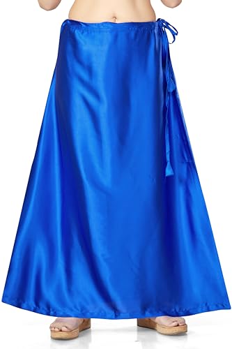 Image of Madhu Fashion Women's Satin Saree Petticoat Saree Underskirt