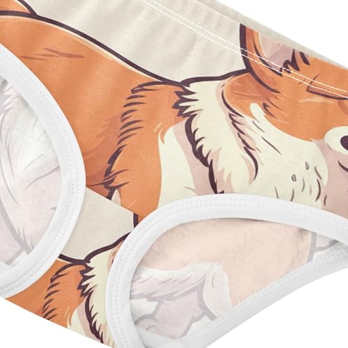 Colorful Girls Underwear Toddlers 2t Cotton Girl Panties Cute Cute Dog Beige Briefs Kids Undies4