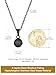 GOLDCHIC JEWELRY Engraved Black Basketball Chain, NBA Stereoscopic 3D Basketball Fans Pendant Necklaces Women Men, Gift for Son