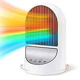 【PTC-Keramik 3 Sekunden schnelle Hitze】 mit PTC-Keramik-Heizung Technologie, 3 Sekunden schnelle Hitze, kein Warten, kein rotes Licht keine Flamme, sichere Luftzufuhr-System, diese kuan mini heizlüfter als die traditionelle Heizung Material ist sicherer, schneller, energieeffizienter,