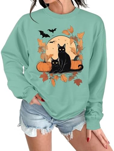 Chemise à Manches Longues Halloween Tête De Mort