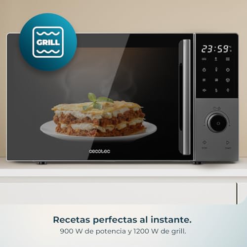 Microondas digital de 28L para cocinar platos sanos en familia 4