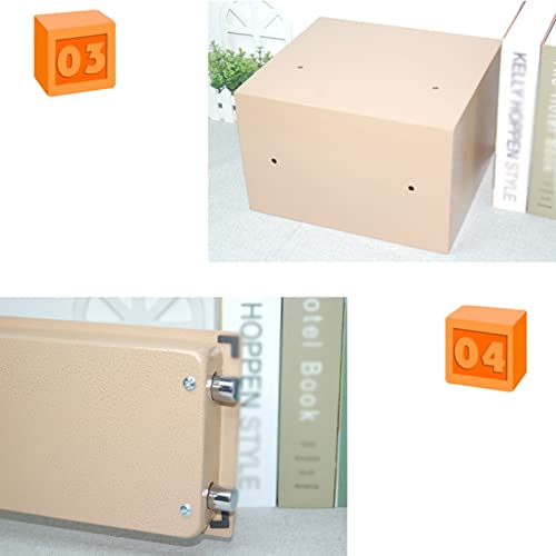 Coffre-fort à clé RLKHXBS mural et fixe pour sécuriser vos documents de bureau - 3