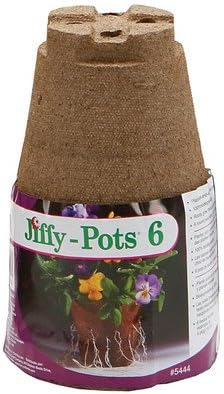 JIFFY POTS 4 RND 6PK