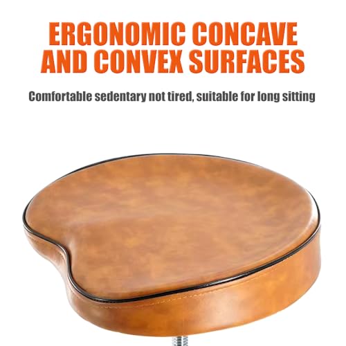 Image of Softline Pro Drum Throne Saddle Seat Apple Shape Padded Drum Stool Height Adjustable 43.8-61 cm Heavy Duty 3.6 Kg Double Braced Legs Anti-Slip Feet for Drummers & Musicians - SP ADT900