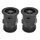 Boquilla de Aspersor de 2 Piezas, Boquilla de Aspersor de Riego de Rosca Macho de 1/2 ", Cabezal de Aspersor Ajustable para Sistema de Enfriamiento de Riego de Césped de Jardín de Invernadero