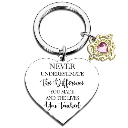 Thank You Gifts for Women Caregiver Gift Unique Keychains for