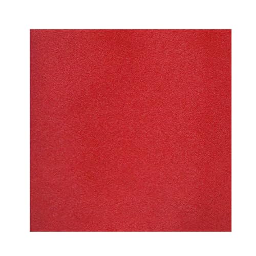 Genérico Cortinas Opacas 100% poliéster for Dormitorio y Sala de Estar, Cortinas largas con Aislamiento térmico y Ojales de Metal, tratamientos for Ventanas de 2 Paneles(Red,W55*69in)