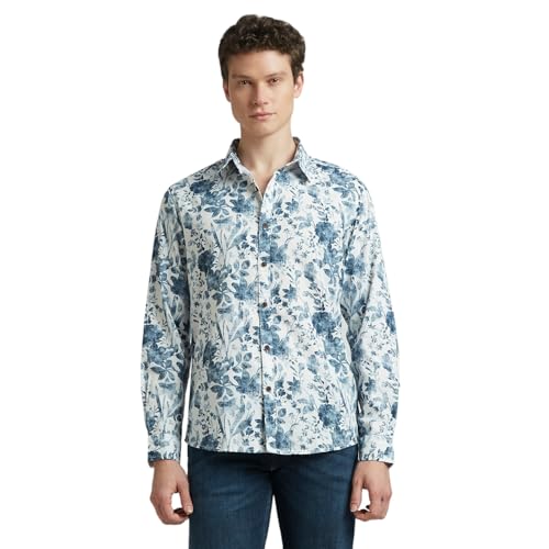 Image of Pepe Jeans Men's Casual Shirt | Trendy Printed Shirt for Men| Regular Fit | Full Sleeve | Available in Plus Size, Cotton