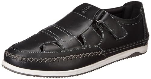 Hush Puppies Mens CASUAL FM E Sandals (8646912_BLACK_9 UK) (B0CP9M2WRG) Amazon Price History, Amazon Price Tracker