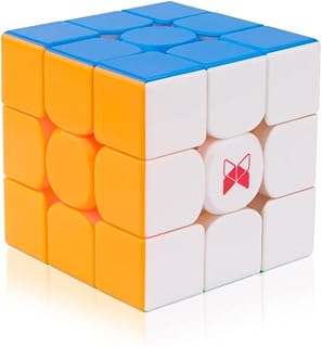 X Man Tornado V3 M ，Magnetic Speed Cube 3x3 (Stickerless)， Magic Cube 3X3X3 with Magnet Adjustable System，Puzzle Cube Toy Gift for Kids, Adults, Enthusiasts, Easter Basket Stuffers.(Standard Edition)
