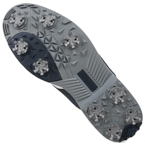 Image of Spikes Golf Shoes Men Professional Golf Shoes Waterproof Walking Footwears for Golfers Outdoor Gym Sneakers