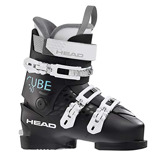Terreno: groomed Slopes HEAD Cube3 608327 - Scarponi da sci da donna, 60 W, taglia 27, colore: Nero