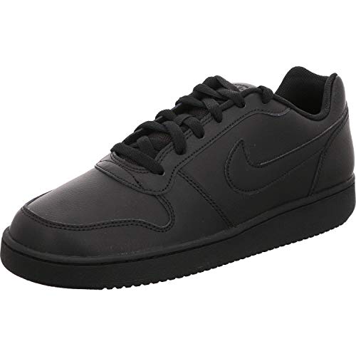 Nike Men's Ebernon Low Basketball Shoe, Black/Black, 9.5 Regular US3