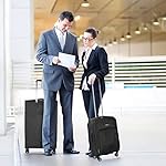 Cantor Ultra Lightweight Softside Luggage with Spinner Wheels, Set of 3, Expandable Suitcase with Retractable Handle and ID Tag, and Interlocking Zippers with TSA Lock - Image 3