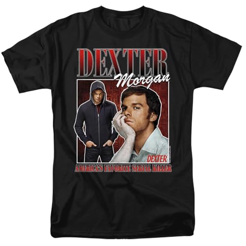 T-Shirt Dexter 0 Unisexe Couleur Noir Coupe Droite Taille L pour Homme et Femme