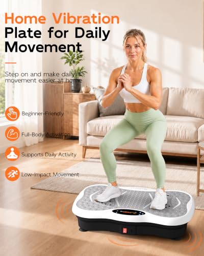 HOPHORSE FIT Single-Motor Vibration Plate, 200 Levels — view 2