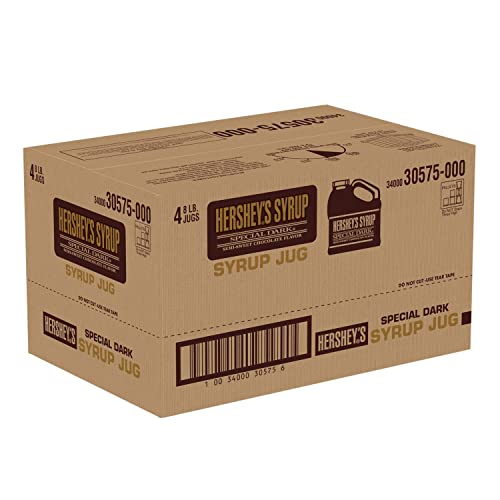 HERSHEY'S SPECIAL DARK Chocolate Syrup, Fat Free, Gluten Free, 8 ...
