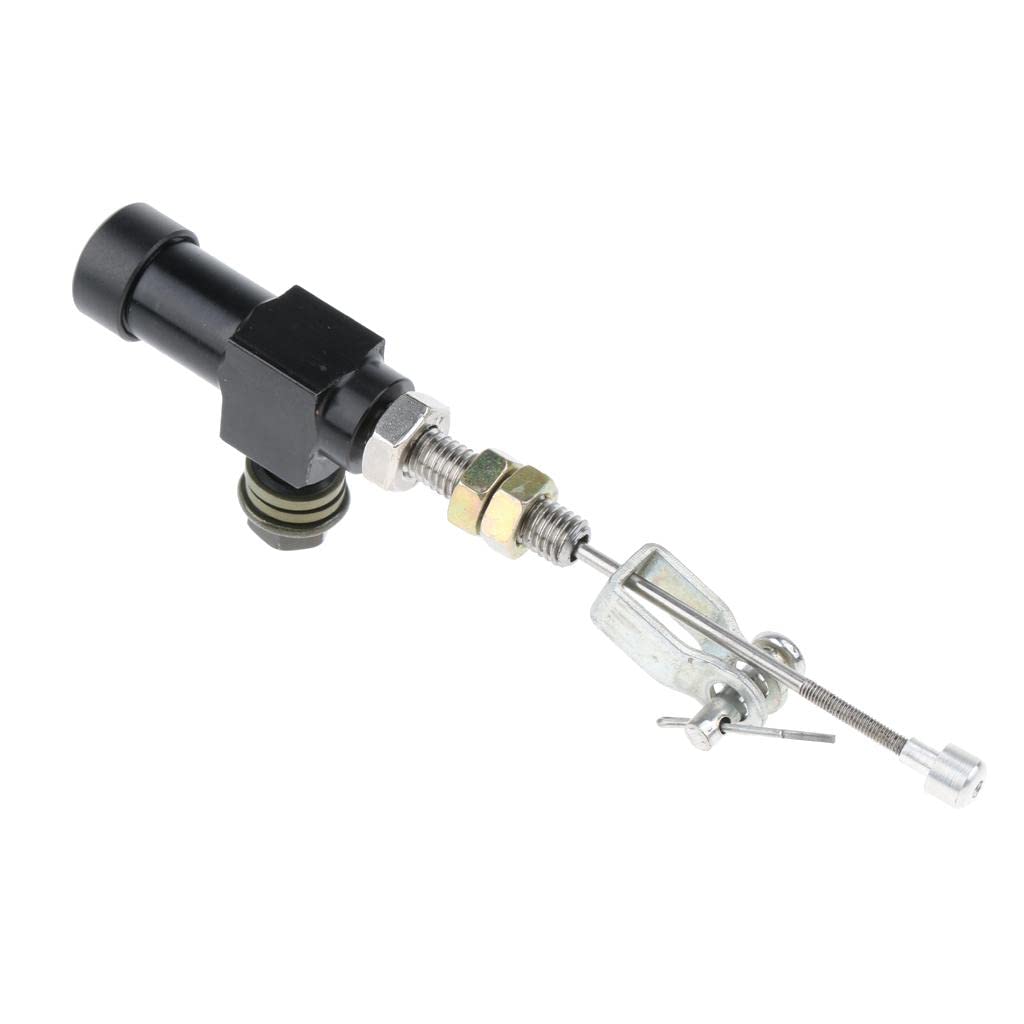Generic Motorcycle Hydraulic Clutch Master Cylinder Rod Brake Pump M10x1.25mm Black-image-24