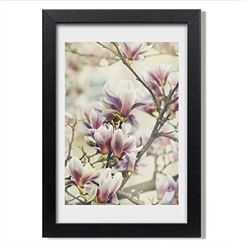 Cadre photo magnolia 20x30 cm Tulup en bois MDF pour décoration moderne