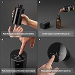 Waterless Essential Oil Diffuser, Battery Operated Aromatherapy Diffuser with 20mL Capacity, Mini Portable Scent Air Diffuser, 3 Countdown Timers & Mist Levels for Home Room Car Office, ANZ Black - Image 5