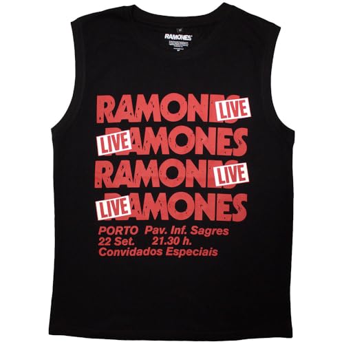 Ramones Live in Concert Tank Top Éviter la Chaleur Débardeur Léger S