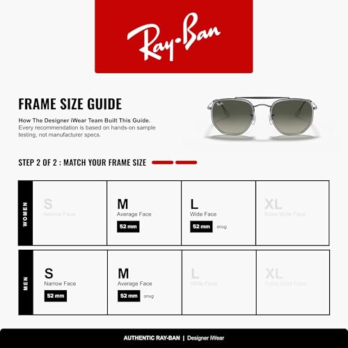 Image of Ray-Ban RB3648M The Marshal II Geometric Aviator Sunglasses for Men for Women
